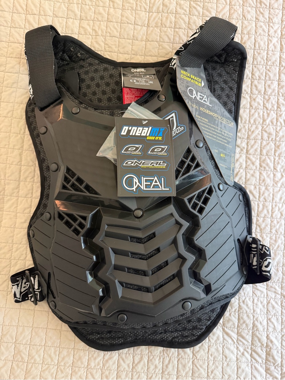 O'Neal Black Motocross Chest Protector